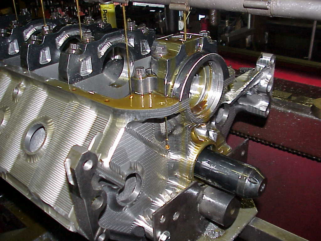 Machine Cam Bores on Blocks